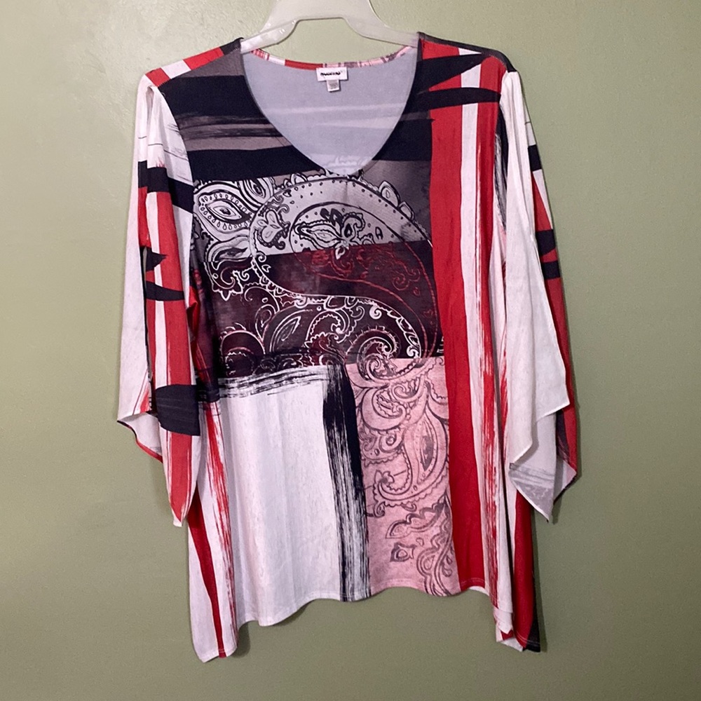 Avenue blouse, 18/20, 3/4 sleeve with two slits